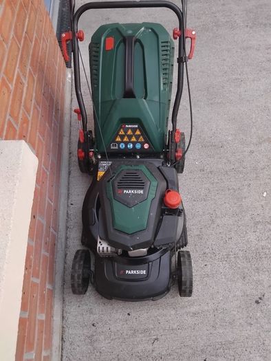petrol lawnmower