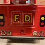 Yonezawa Japan Tin Battery Operated Snorkle Fire Engine Mint in Box Image 7