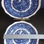 Fabulous Set of Five Mason's Ironstone Blue Vista 8 Inch Salad Plates in Excellent Vintage Condition, Circa 1950 Image 8