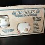 NEW Boxed Duchess English Bone China 21 Ps Tea Set "Carnation" Image 9