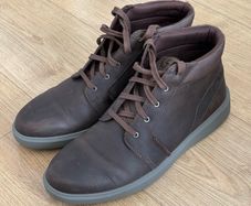 Clark's leather shoes (Brodin Mid Dark Brown Leather)