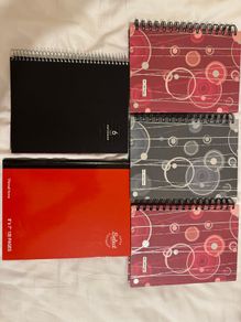 Notepads x5 A5 size new