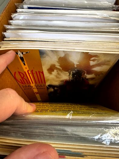 DC Long Comic Box w 250 comics for Sale