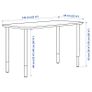 Bamboo desk! Like new Image 2