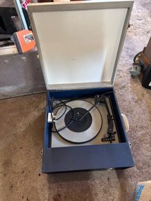 vintage record player