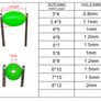 100pcs/lot Soft Egg Beads Fishing Stop Luminous Oval Rubber Stopper Night Fly Fishing Accessories pesca Image 2