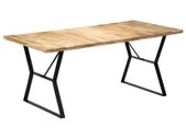 Dining Table 180x90x76 cm Solid Mango Wood