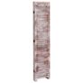4-Panel Room Divider Brown 140x165 cm Wood Image 4