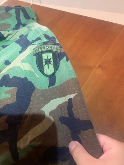 US Army woodland BDU uniform