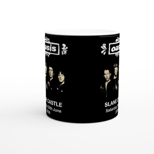Oasis Slane Castle Ireland 2009 11oz Ceramic Mug