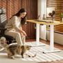 ONE PIECE Height Adjustable Standing Desk With Memory Smart Panel Image 4
