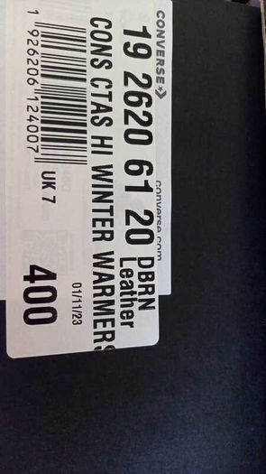 Converse winter warmers UK7