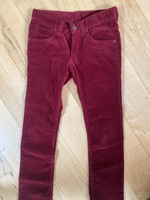 POP Polarn O Pyret red corduroy 8-9 years trousers