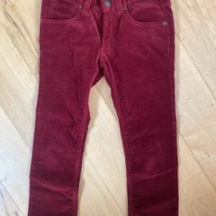 POP Polarn O Pyret red corduroy 8-9 years trousers