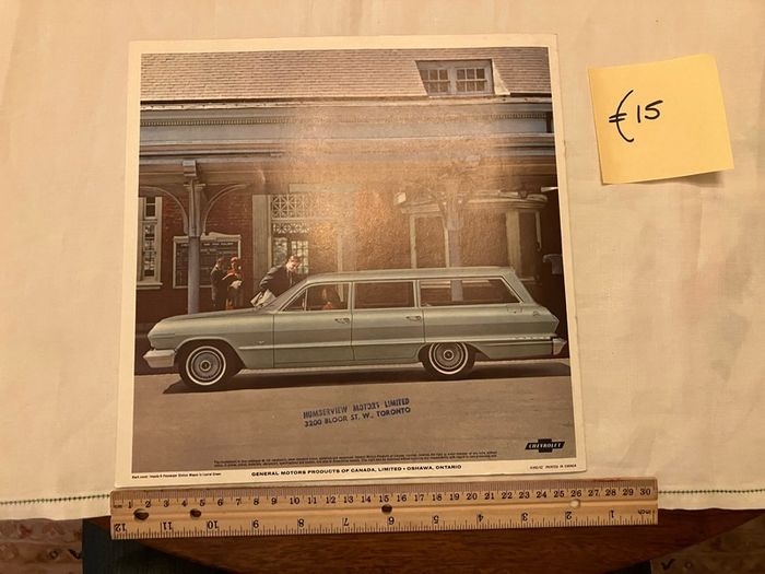 American car brochures. 1950s, 1960s and 1980s