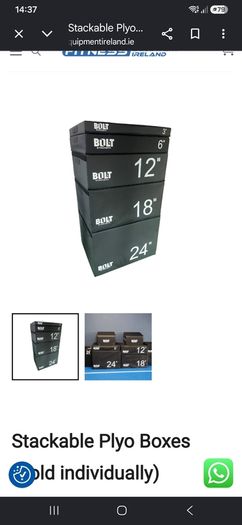 pylometric box 12 inch