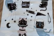 Kids Cats peel and stick wall art stickers