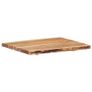 Table Top Solid Acacia Wood 80x(50-60)x3.8 cm Image 5