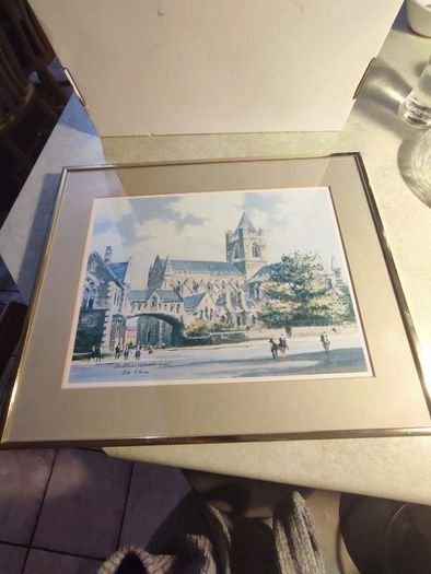 Lovely  christ church dublin framed print by colin gibson