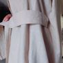 MEIMEIJ 100% Linen Beige Shirt dress, size 10 Image 5
