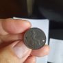 1834 UK One Farthing Coin Image 2