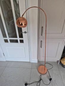 Copper standing lamp