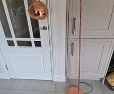 Copper standing lamp