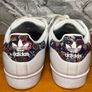 Adidas Superstar Ladies White Leather Trainers Floral Twist Stripes UK4 EUR36.5 Image 8