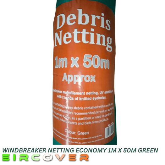 Windbreaker Netting Economy 50 Gsm Black 1m x 50m