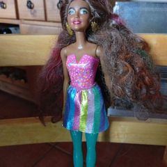 Barbie Colour Reveal Party Confetti African Doll Long Hair 2020 Mattel K13