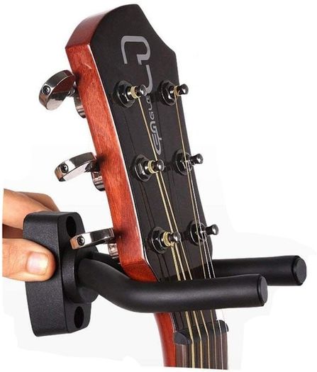 4 x Guitar Hanger  FREE POSTAGE Hook up Holder Wall Mount Bracket Ukulele Bass Violin Banjo