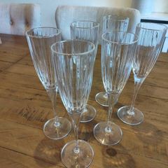 royal doulton champagne flute x 6