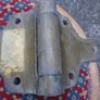 Vintage Brass Hinges x 2 for Sale Image 8