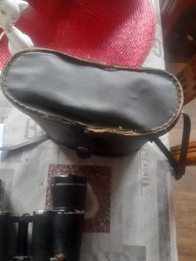 Old Pair of Eikow Air Port 12x50 Field Binoculars with Case,