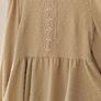 Beige blouse casual long sleeve, blouse,  summer , light material Image 3