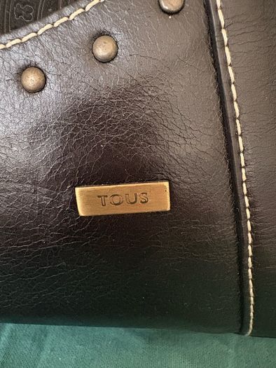 TOUS Black Leather Frame Bag  As New