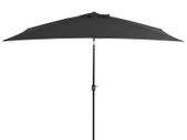 Outdoor Parasol with Metal Pole 300x200 cm Anthracite