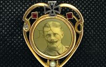 Rare world war 1 German sweet heart brooch