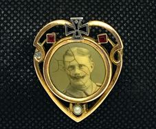 Rare world war 1 German sweet heart brooch