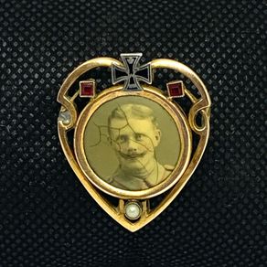 Rare world war 1 German sweet heart brooch