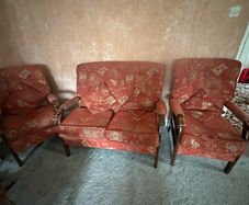 solid wood sofa
