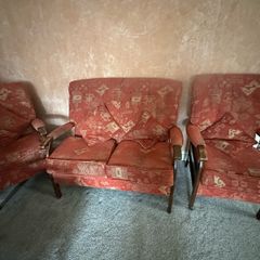 solid wood sofa
