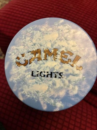 Very Rare Camel Lights Metal Box