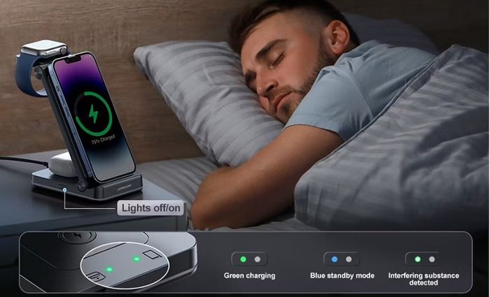 3in1 Joyroom Wireless Magnetic Charging Station