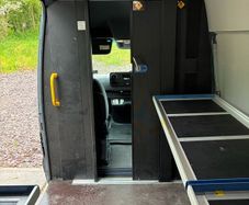 Van racking shelving gema bulkhead sliding door