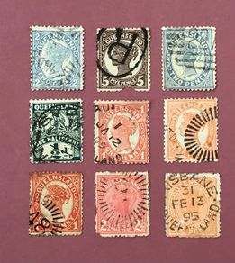 British Commonwealth Queen Victoria Stamps
