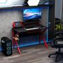 Gaming Desk with Monitor Stand Image 7