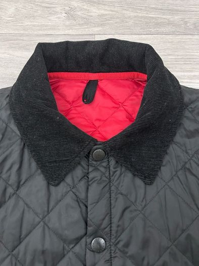 Barbour Liddesdale Black Quilted Jacket Mens M/L