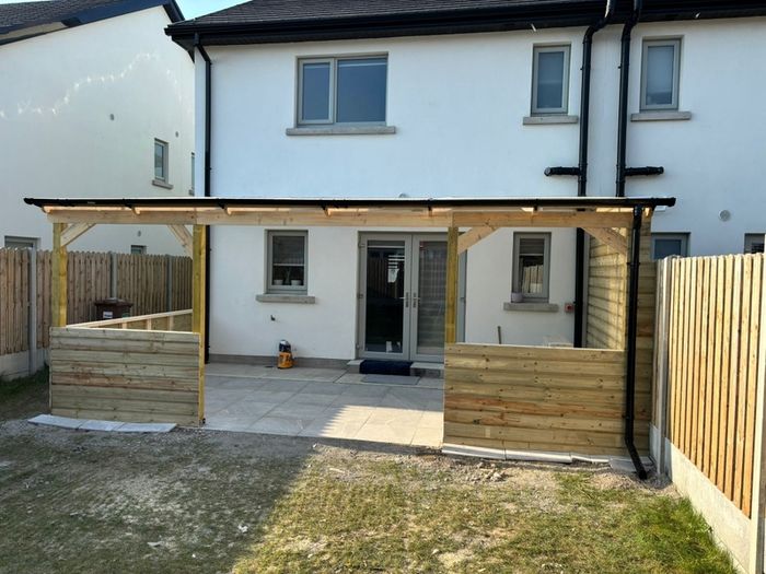 building pergola ,extension, side entry