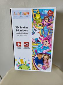 Little Town 3D Snakes and Ladders Game